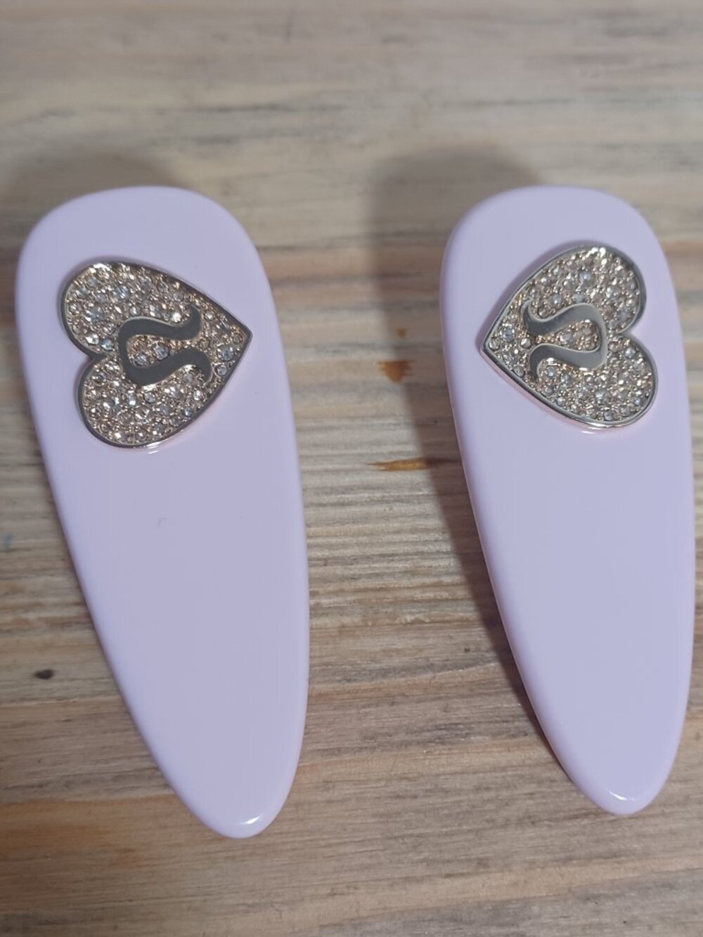Lululemon Pink & Gold Hair Clips